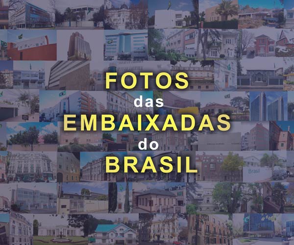 Read more about the article Fotos de 60 Embaixadas do Brasil Pelo Mundo