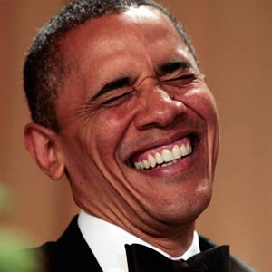 Obama sorrindo