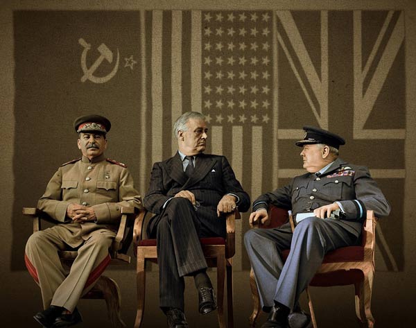 Stalin, Roosevelt e Churchill